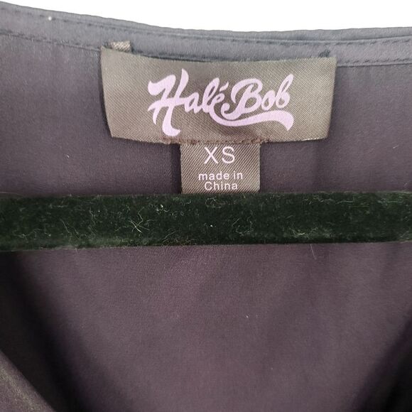 Halebob Silk Fringe Mini Dress XS Purple‎ - Picture 3 of 5